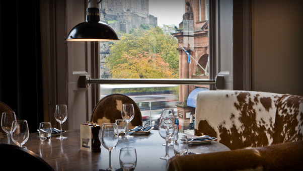 kyloe_steak_restaurant_edinburgh_castle_view